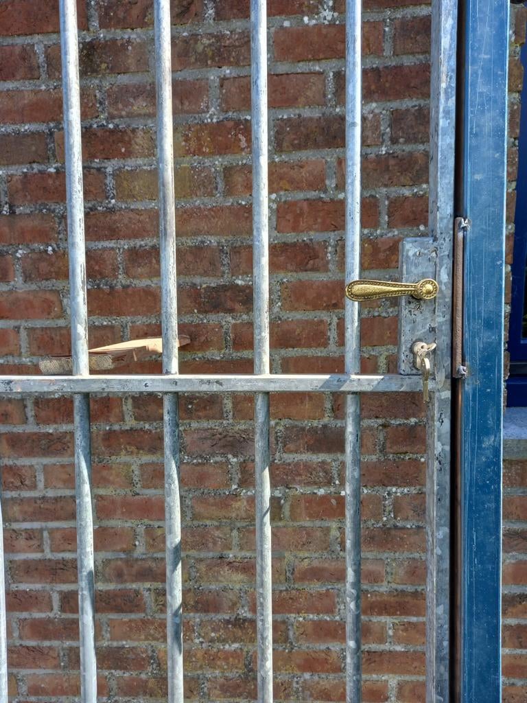 Metalen poort, Ophalen of Verzenden