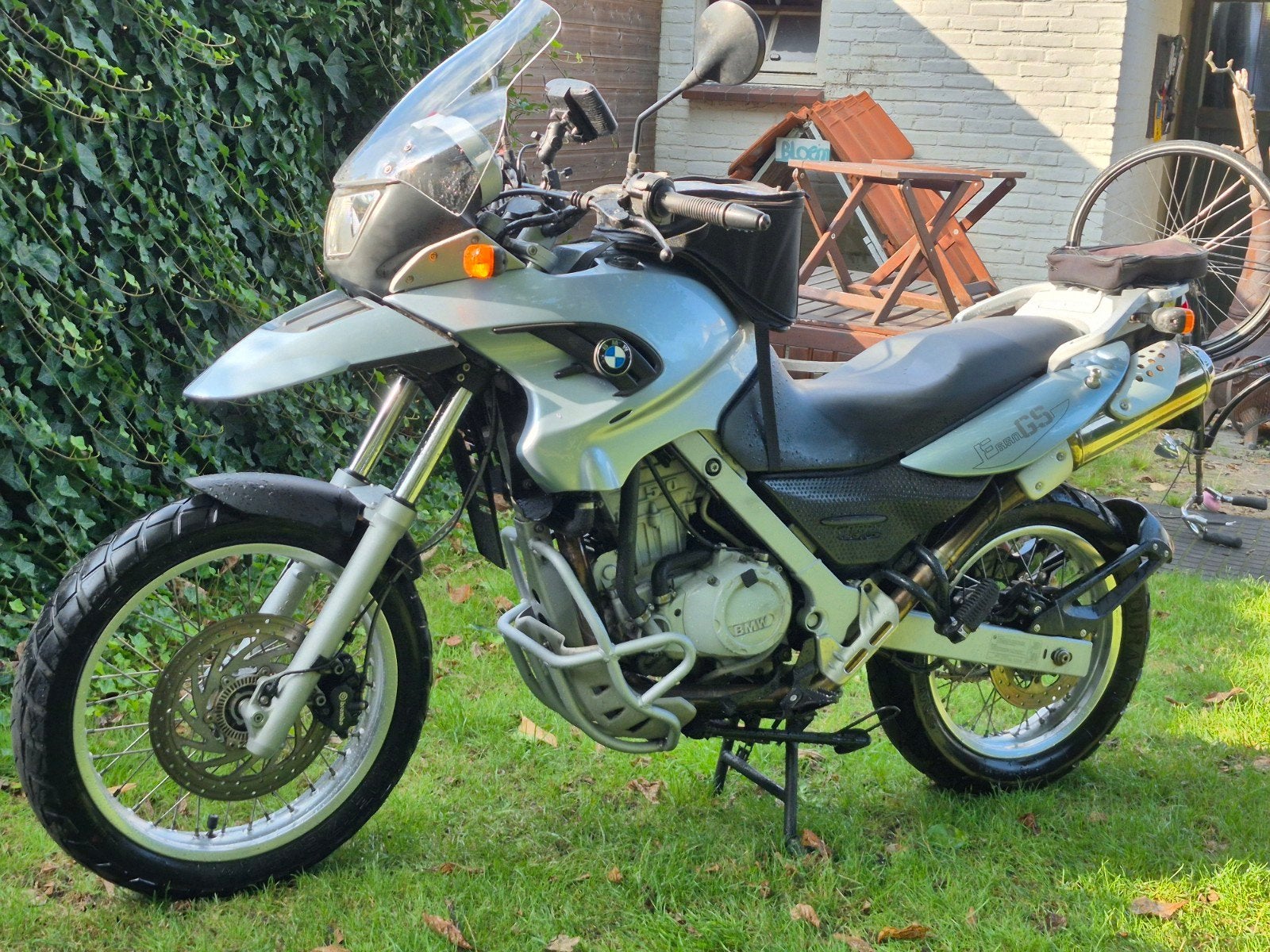 BMW F650GS 2-spark ABS, katalysator, injectie, navi, handvat, Ophalen, Gebruikt