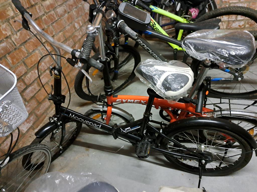 Vélo noir pliable Moovepad en parfait état, Enlèvement, Comme neuf, Autres marques