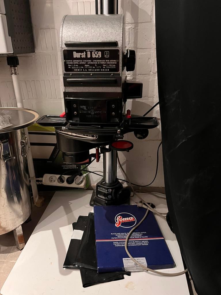 Durst D659 vergroter, Audio, Tv en Foto, Ophalen, Gebruikt, Complete dokaset