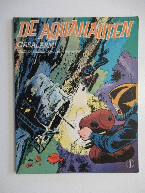 de aquanauten...nr.1...gasalarm..............1st, Ophalen of Verzenden, Zo goed als nieuw