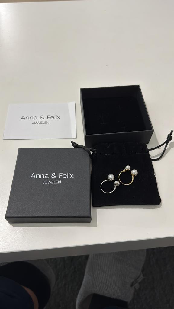 2 zilveren ringen dames merk Anna&Felix juwelen, Ophalen, Nieuw, Zilver
