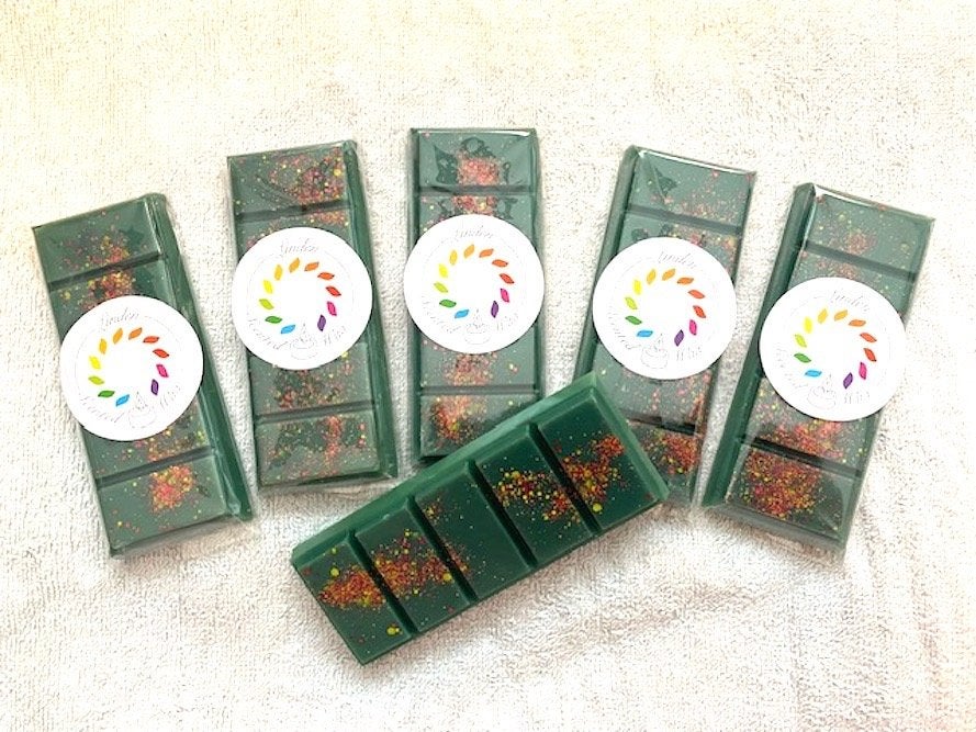 Waxmelts, parfum d'arbre de Noël et de sapin de Noël, Enlèvement ou Envoi, Vert, Bougie, Cire
