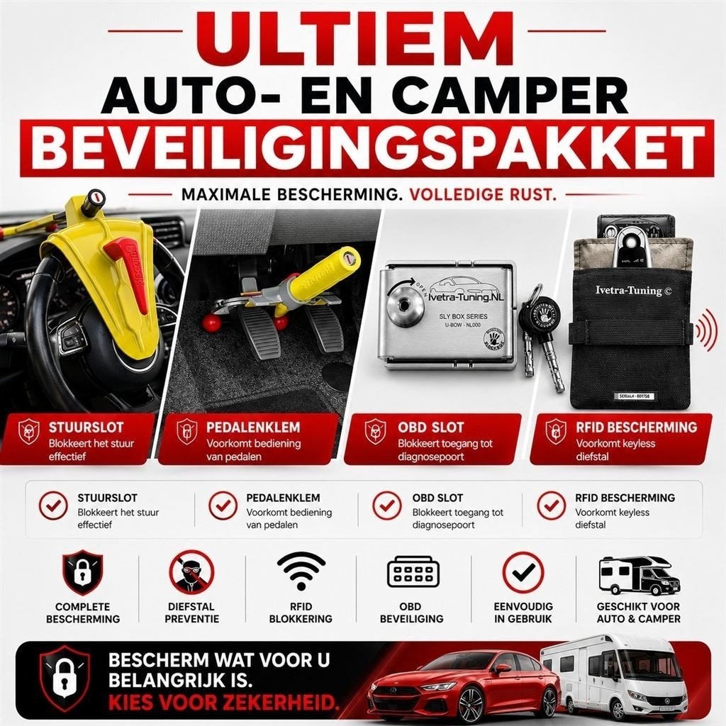 Ultiem Camper Beveiligingspakket, Envoi, Neuf