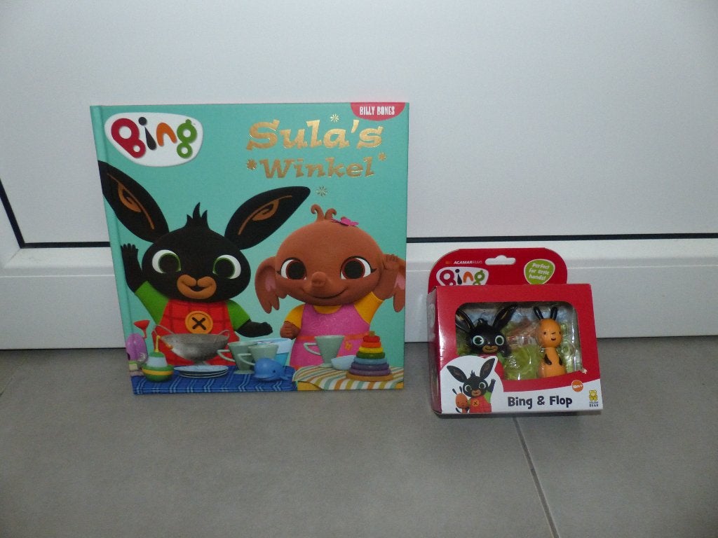 Boekje Bing Sula's winkel inclusief figuurtjes, Boeken, Ophalen of Verzenden, Zo goed als nieuw