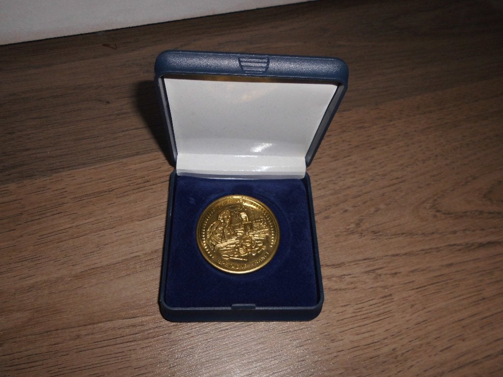„Pont Aven” souvenirmedailledoosje Bretagne Frankrijk, Ophalen of Verzenden
