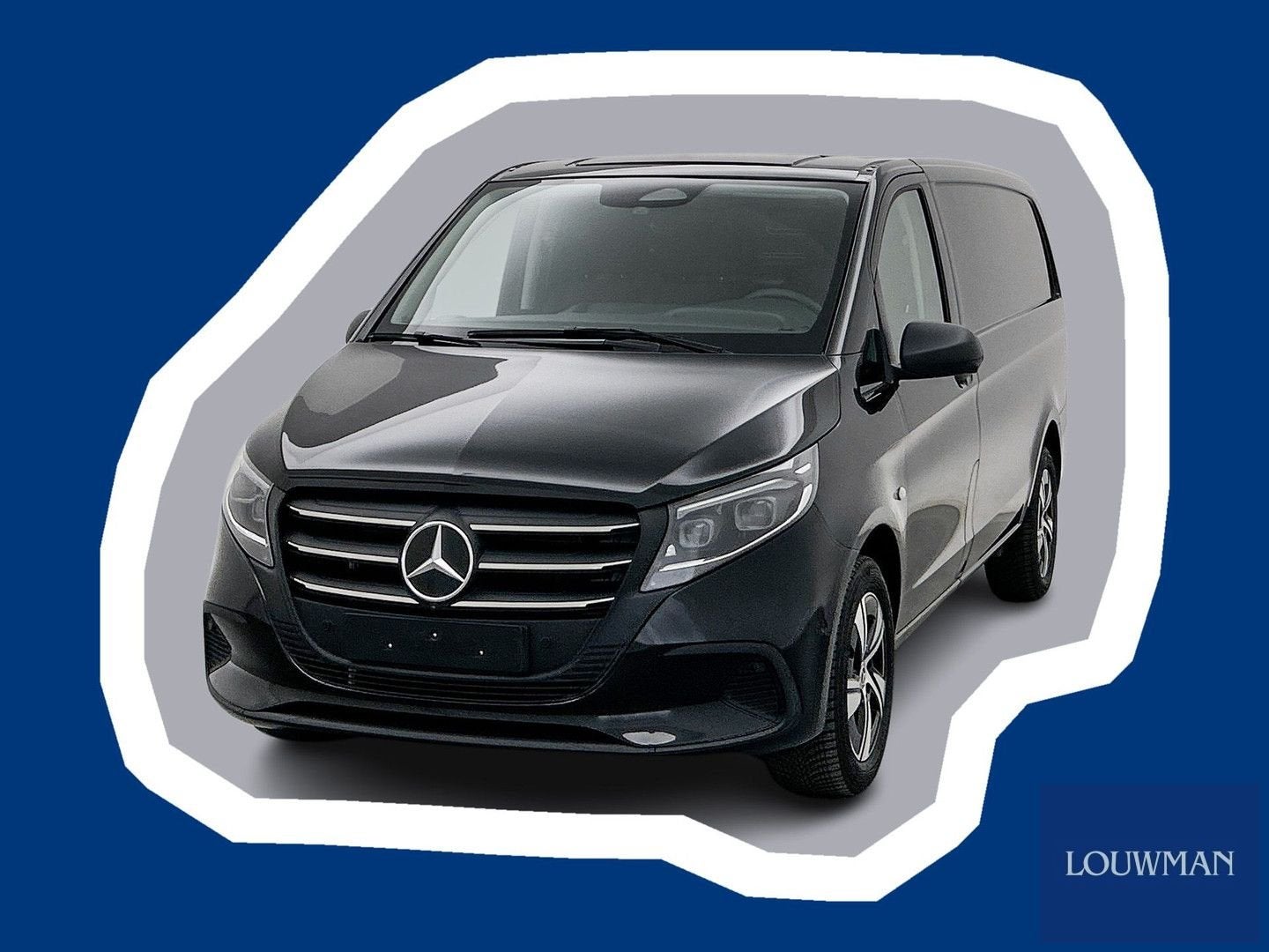 Mercedes-Benz Vito 119 CDI L2 Select 360 camera Distronic Tr, Auto's, Bestelwagens en Lichte vracht, Automaat, Zwart, Mercedes-Benz