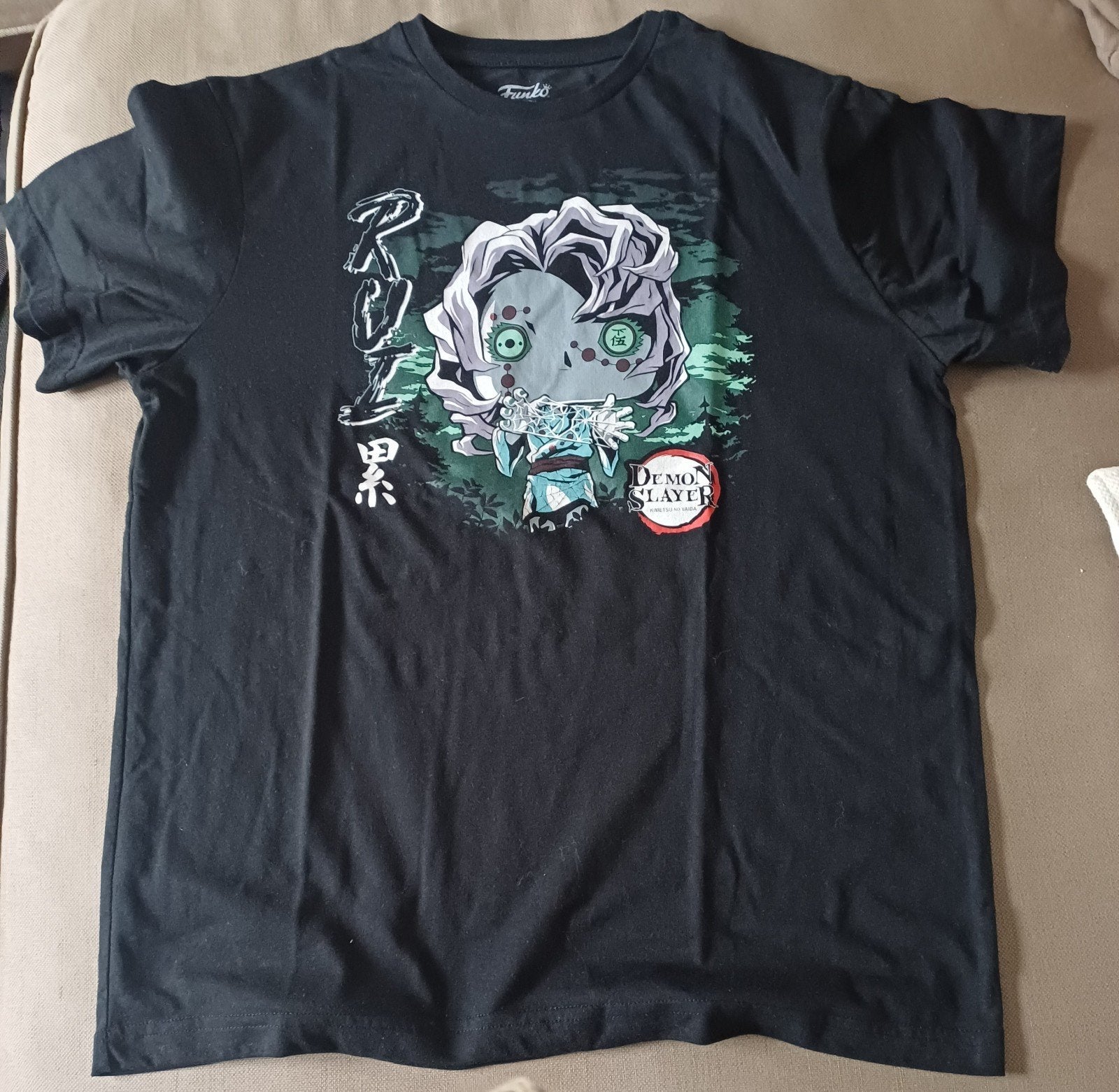 demon slayer t-shirt funko pop rui, Ophalen, Maat 48/50 (M)