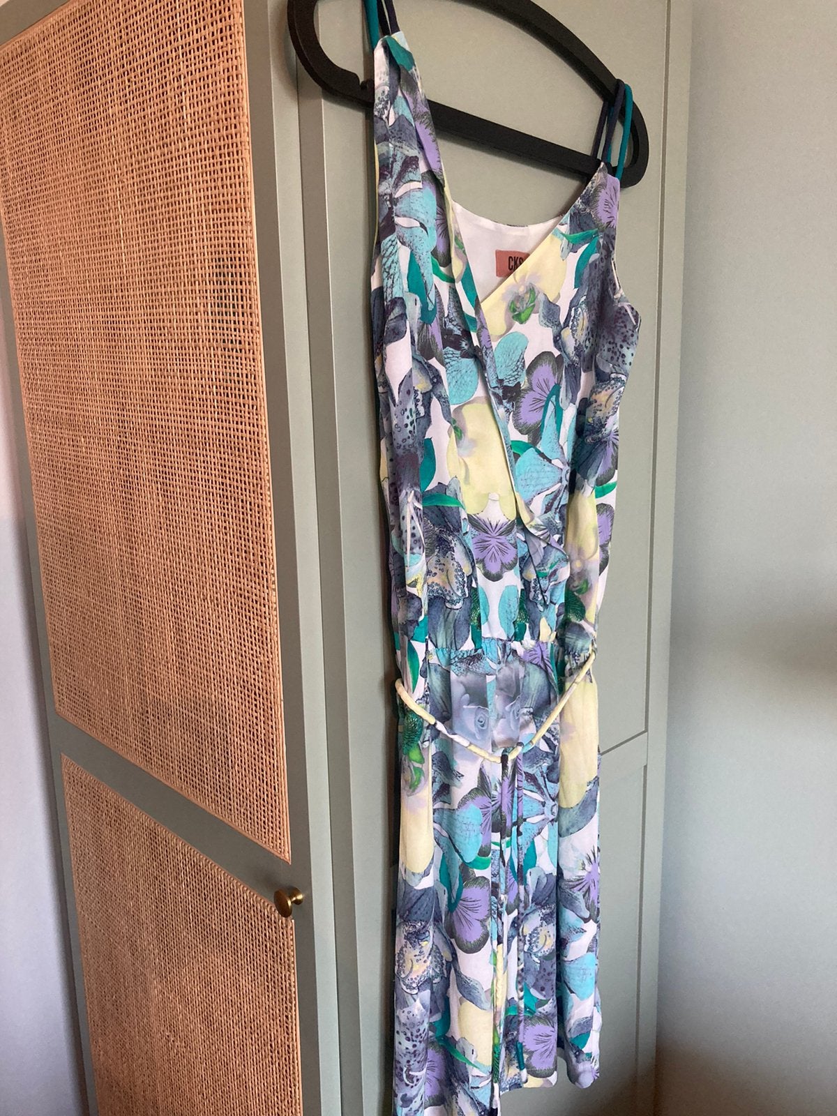 Jurk bloem cks maat S, Kleding | Dames, Jurken, Ophalen, Meerkleurig, Zo goed als nieuw, Maat 36 (S)