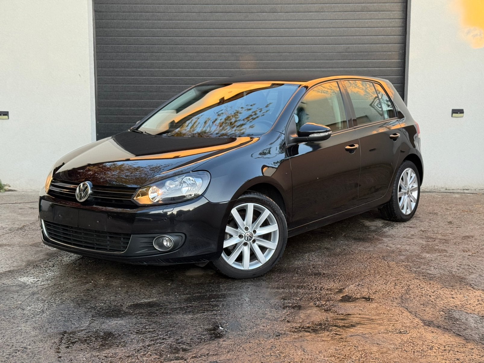 Vw golf, Euro 5, Stof, Zwart, Zwart