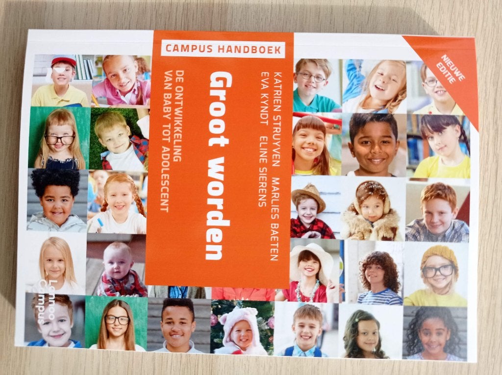 Groot worden - De ontwikkeling van baby tot adolescent, Boeken, Ophalen of Verzenden, Zo goed als nieuw, Hogeschool, Katrien Struyven; Marlies Baeten; Eva Kyndt; Eline Sierens