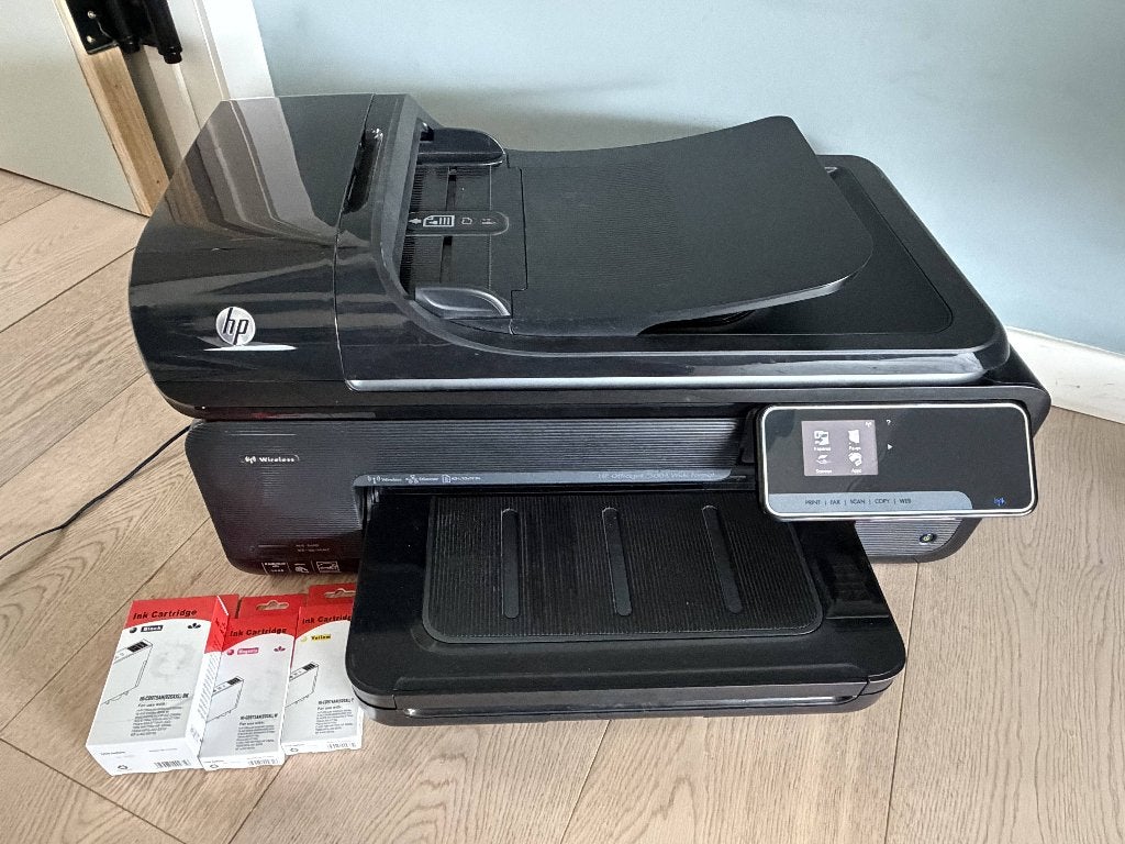 HP OfficeJet 7500A A3+ printer + extra cartridges, Computers en Software, Printers, Ophalen, Gebruikt, Printer