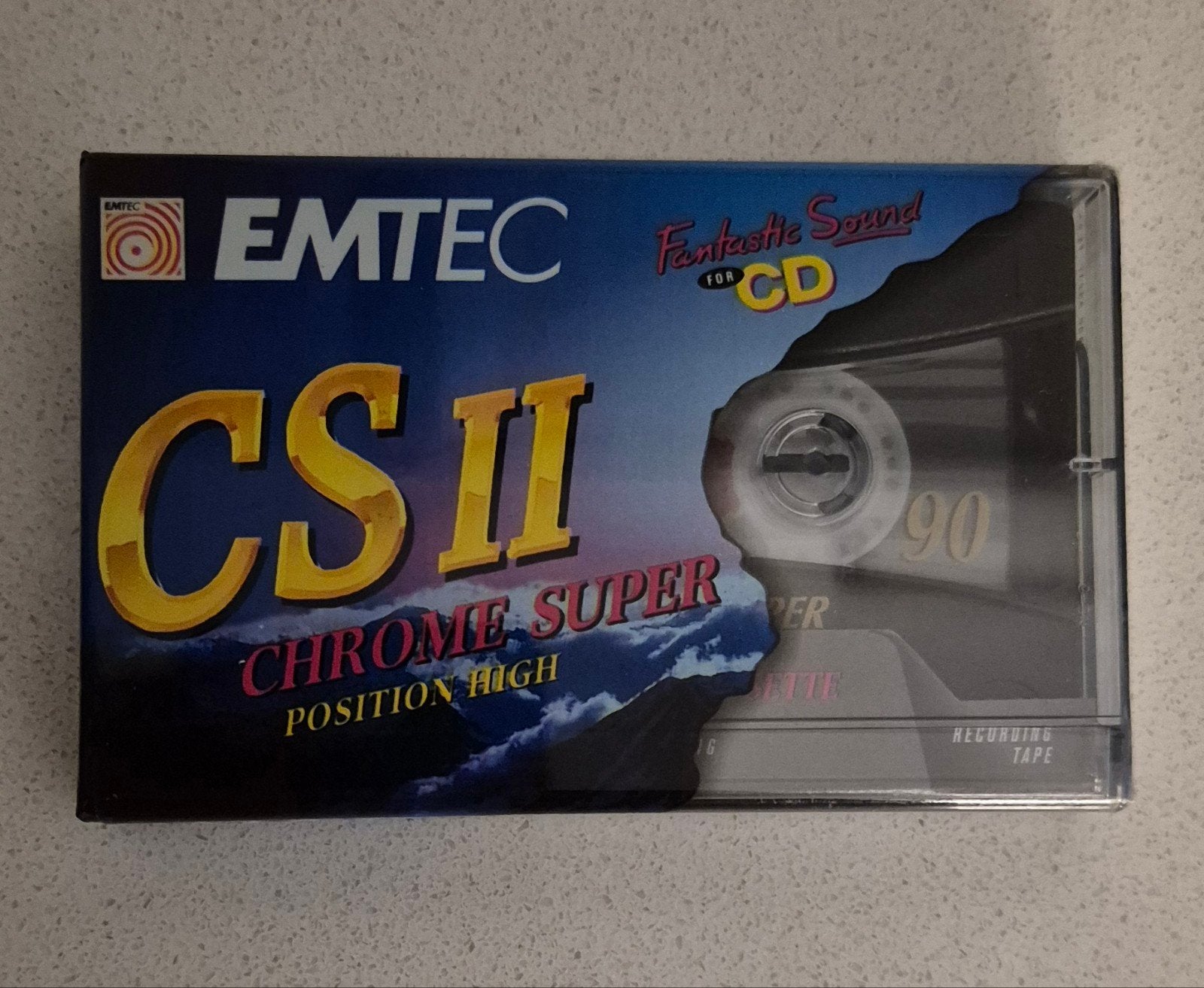 Emtec CS 2 chromé Super 90 min, CD & DVD, Cassettes audio, Enlèvement ou Envoi