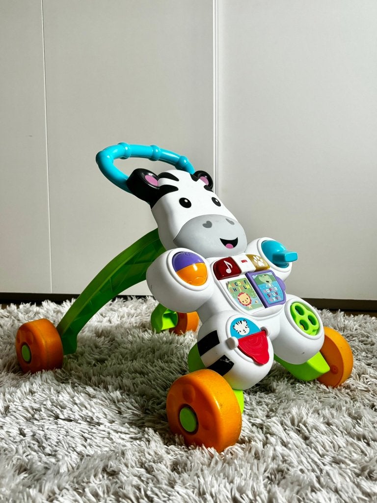 Fisher-Price Loop Met Mij Zebra – Loopwagen (6m+), Enlèvement, Comme neuf, Jouet à Pousser ou Tirer