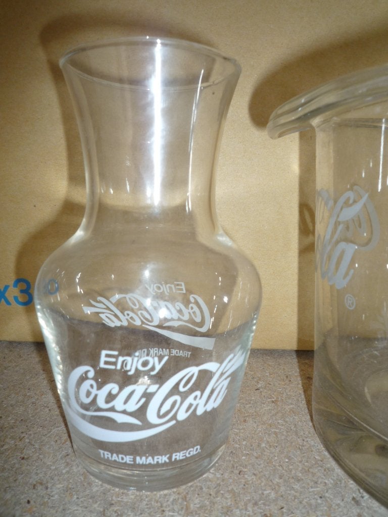 Coca-Coca-Cola karaf - ijsemmer - schenkkan - 1/2 liter glas, Ophalen, Nieuw