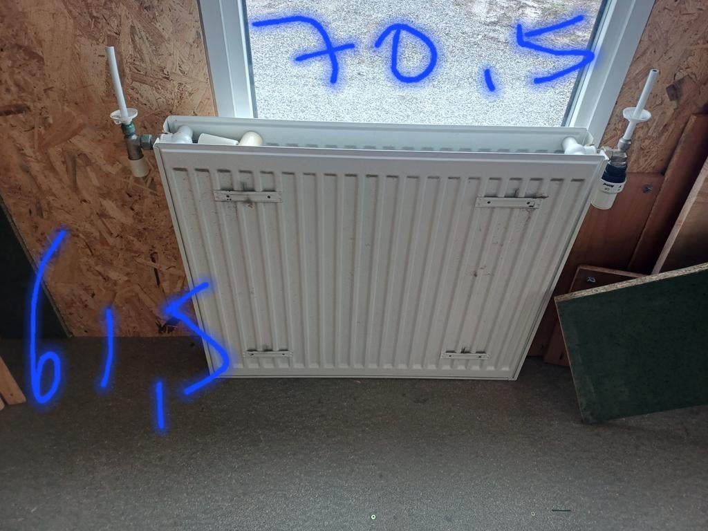 5 radiateurs pour chaudière gaz avec vannes, Enlèvement