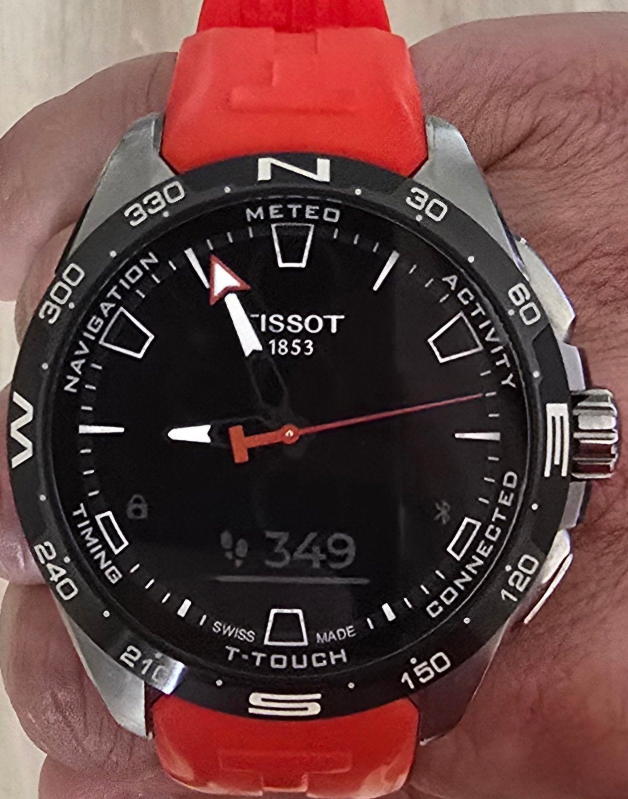 Tissot connect solar met 7 armband (prijs niew 1.075€), Handtassen en Accessoires, Sporthorloges, Android, Afstand, Kompas, Stappen