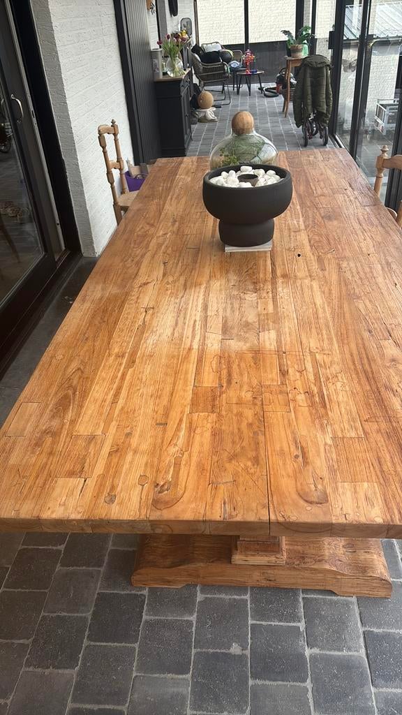Tafel teak, Ophalen, Zo goed als nieuw