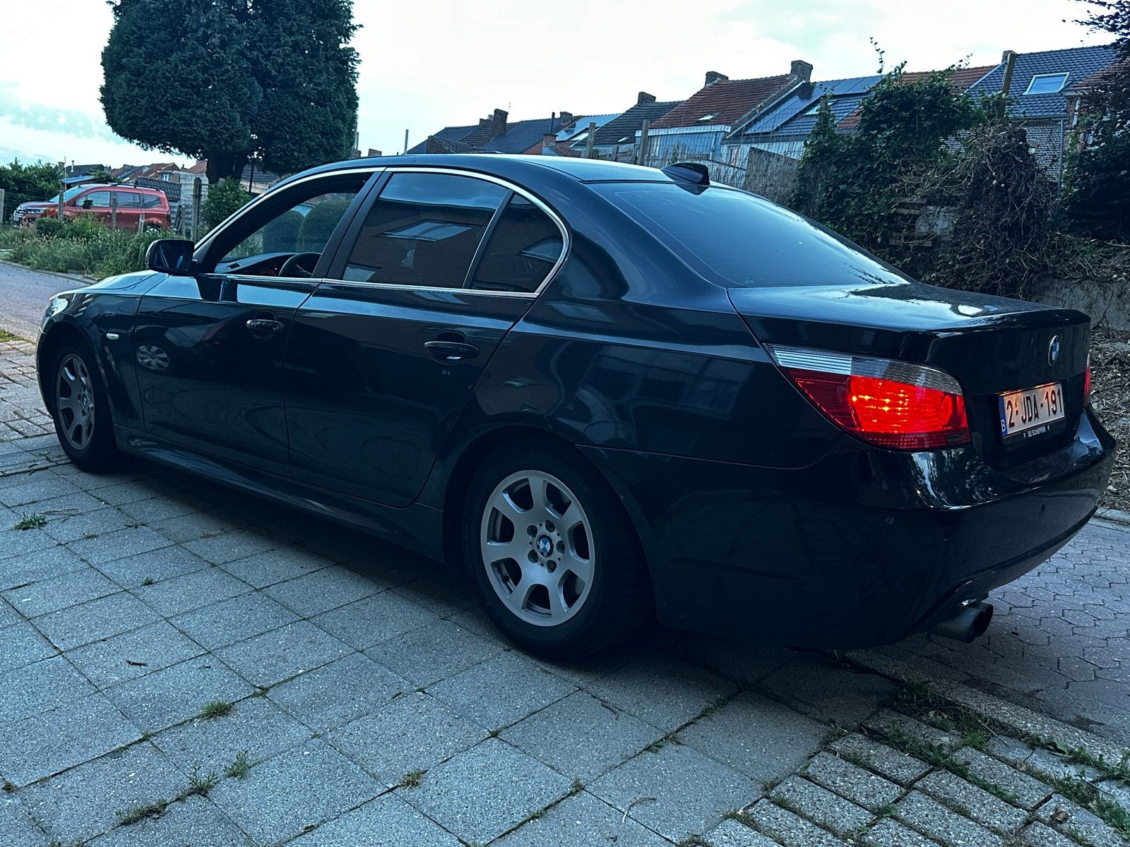 BMW 520d Mpack, Automaat, Zwart, Leder, Particulier
