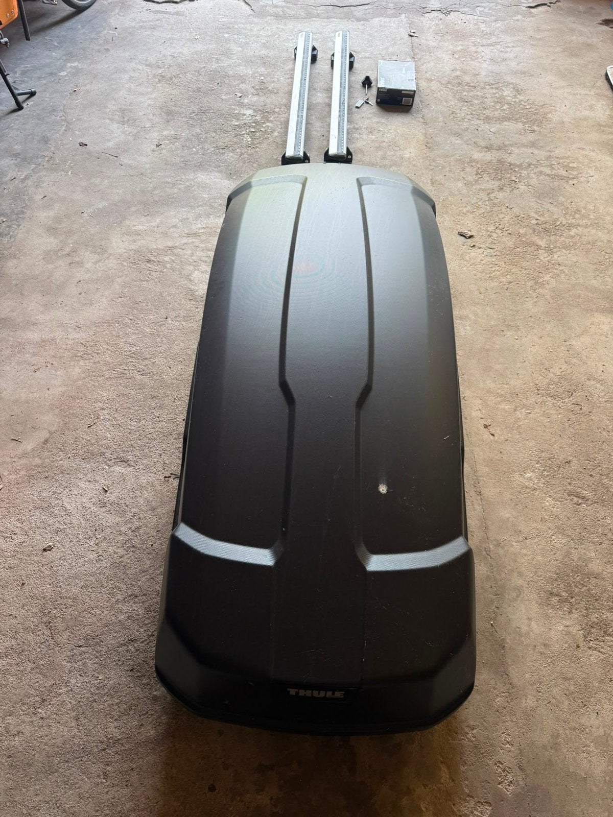 Thule dakkoffer incl dakdragers, Ophalen, Zo goed als nieuw