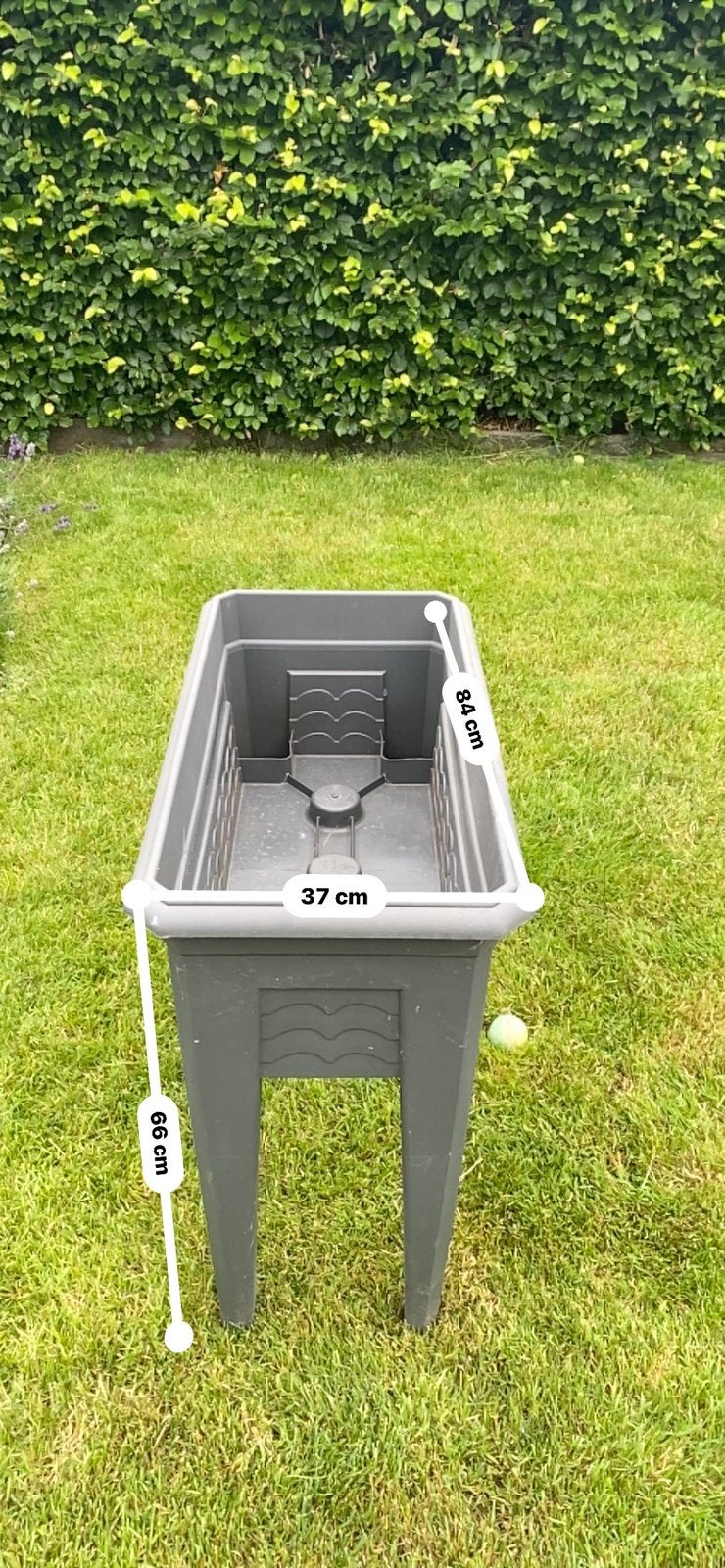 6 moestuinbakken met 1 serredeksel, Ophalen, Kunststof, Zo goed als nieuw, Balkon
