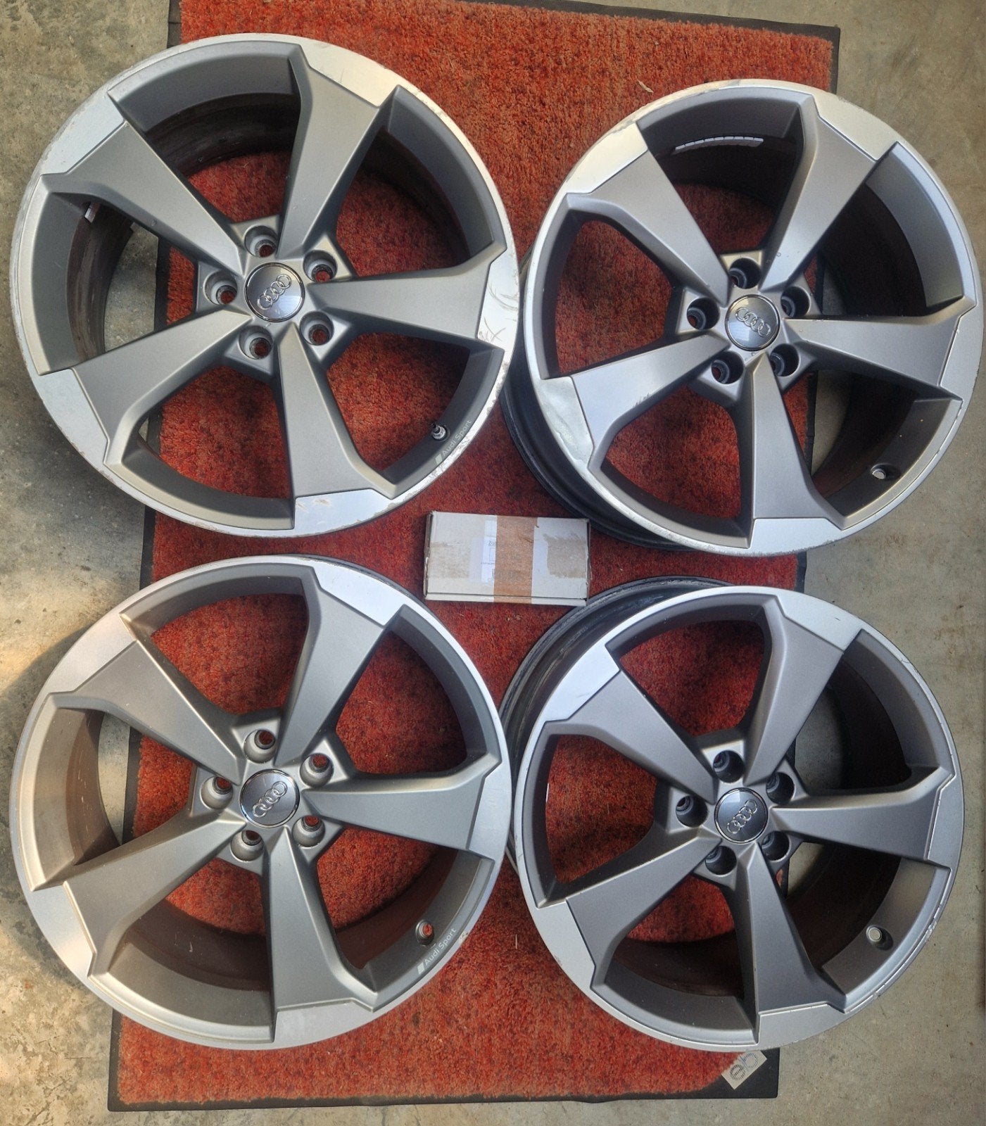 Audi rs3 rotor velgen 19inch breedset 8v a3 s3, Auto-onderdelen, Banden en Velgen, Velg(en), 19 inch, Personenwagen, Gebruikt