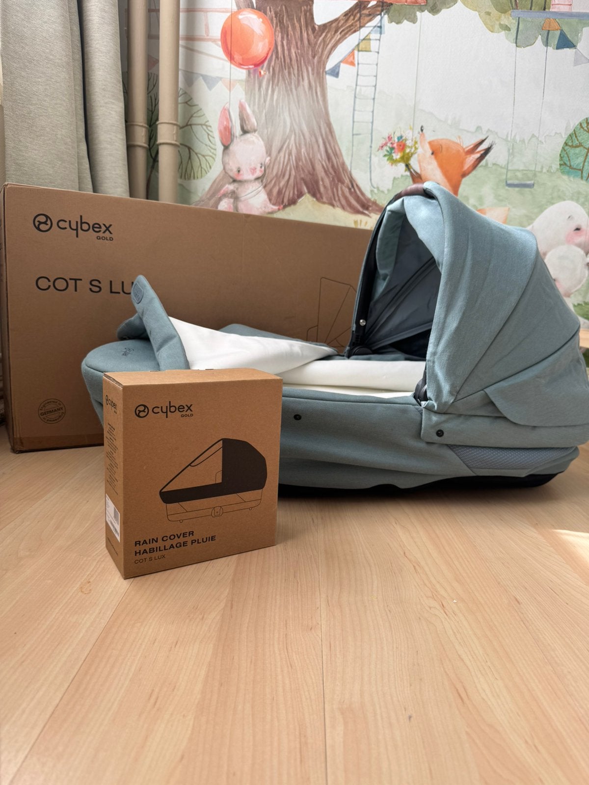 Nacelle Cybex Cot S Lux + housse de pluie offerte, Enfants & Bébés, Enlèvement, Comme neuf