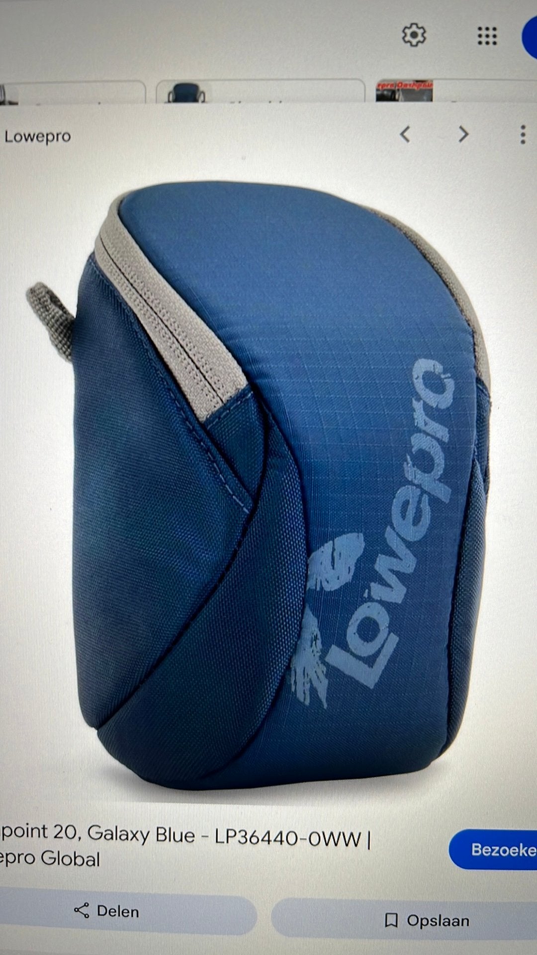 GEZOCHT: LowePro Dashpoint 20, Audio, Tv en Foto, Foto | Cameratassen, Ophalen, Hoes, Gevoerd, Overige kleuren