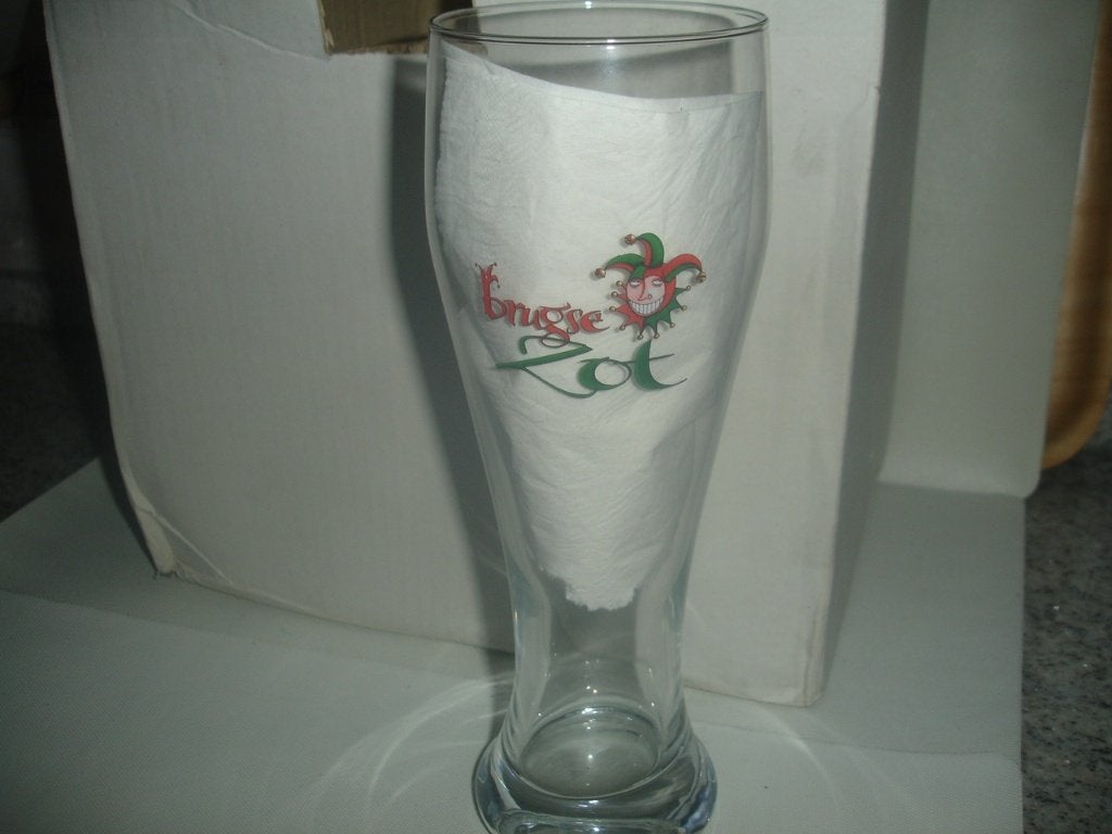Nog 3 bierglazen Brugse Zot, 0,5 liter, € 2,00 per stuk, Verzamelen, Biermerken, Ophalen of Verzenden, Nieuw, Glas of Glazen, Overige merken