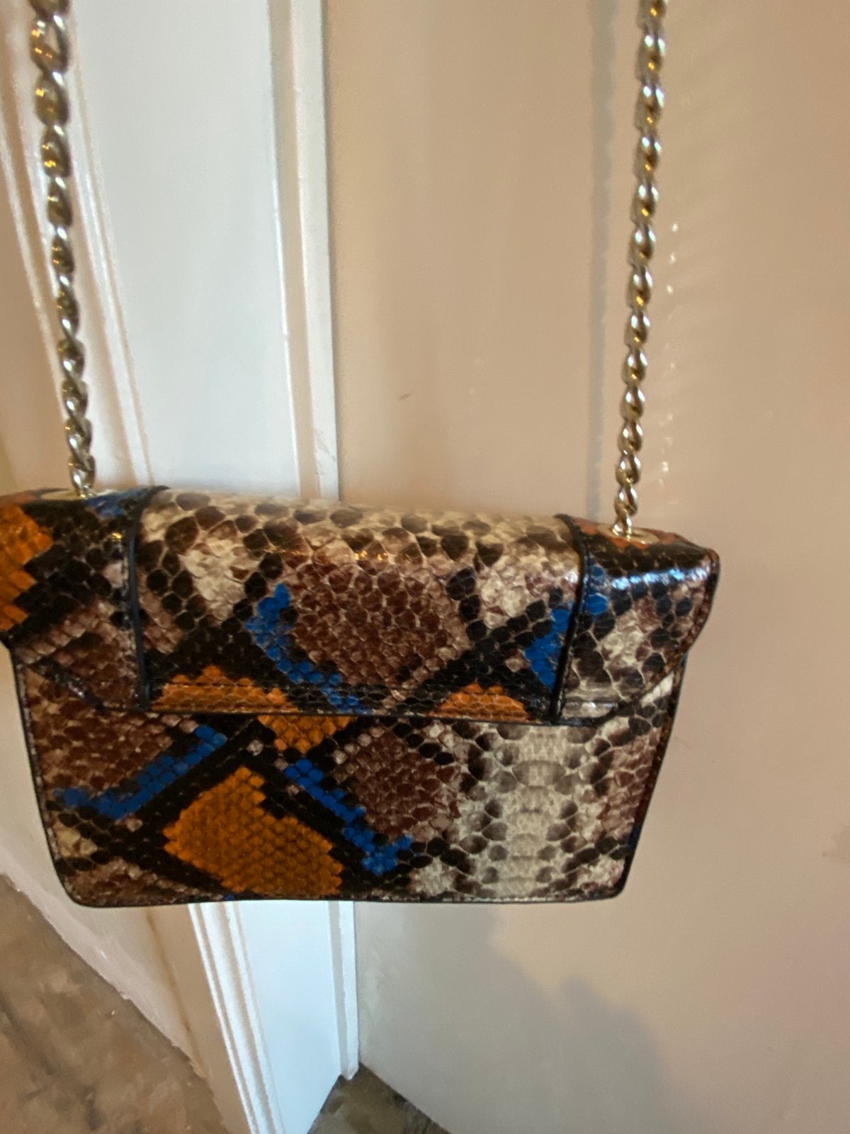 Avondtasje croco look, Handtassen en Accessoires, Tassen | Damestassen, Ophalen, Nieuw, Avondtasje