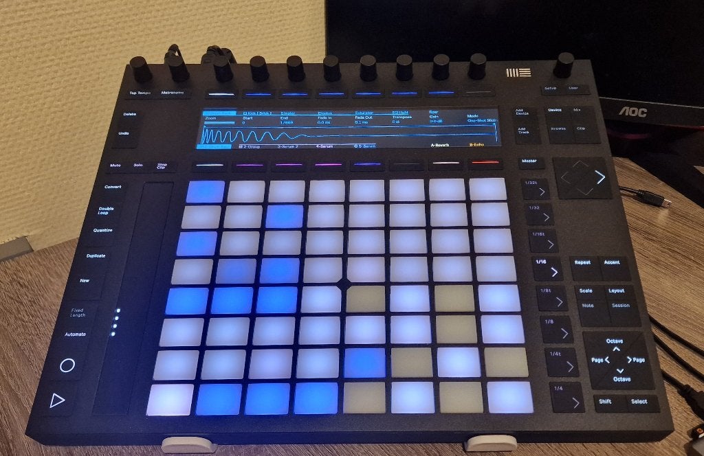 Ableton Push 2 + IDG Hardcase, Muziek en Instrumenten, Midi-apparatuur, Ophalen, Zo goed als nieuw