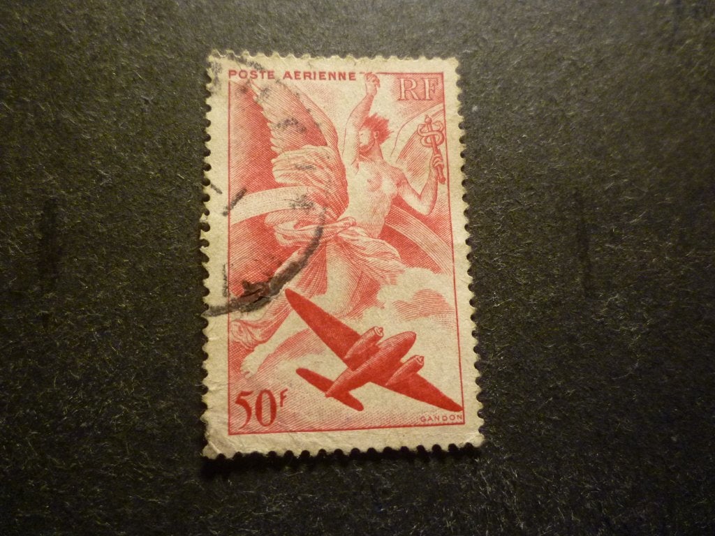 Frankrijk/France 1946 Yt PA 17(o) Gestempeld/Oblitéré, Envoi, Affranchi