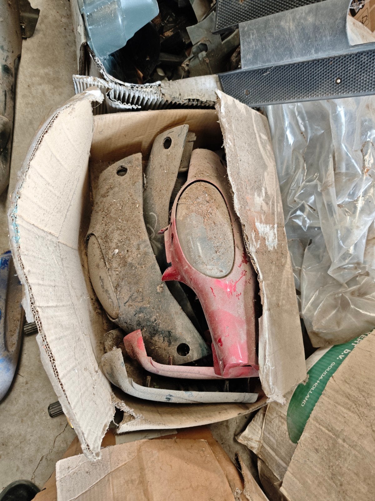 Lot Piaggio velofax carenage en zadel, Enlèvement