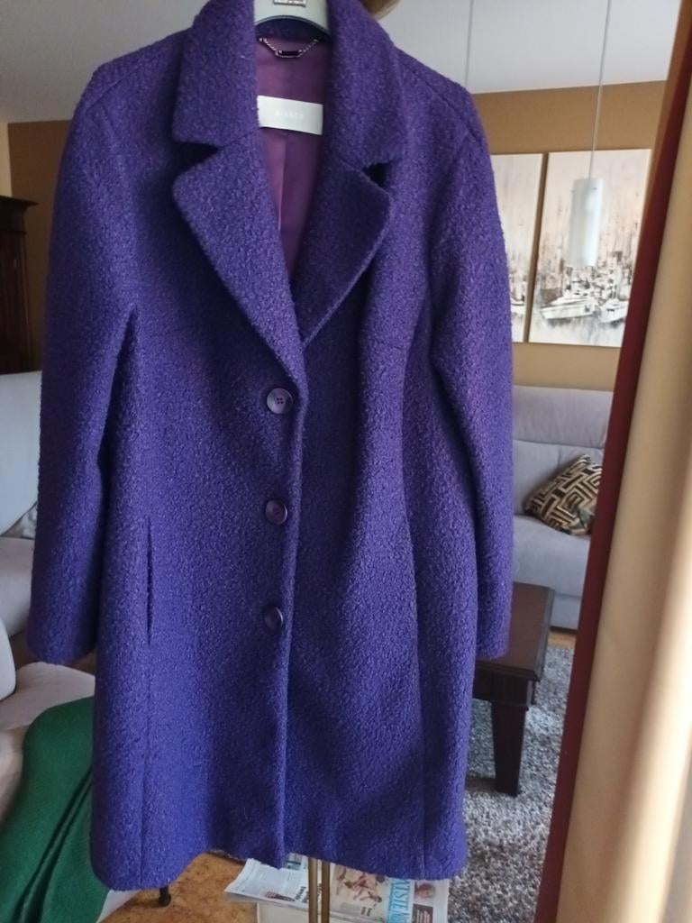 Nieuwe mantel "BIANCA", Kleding | Dames, Ophalen of Verzenden, Maat 42/44 (L)