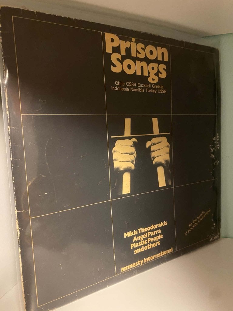 Prison Songs – For The Benefit Of Amnesty International (J), LP, Compilation, Utilisé, Pop