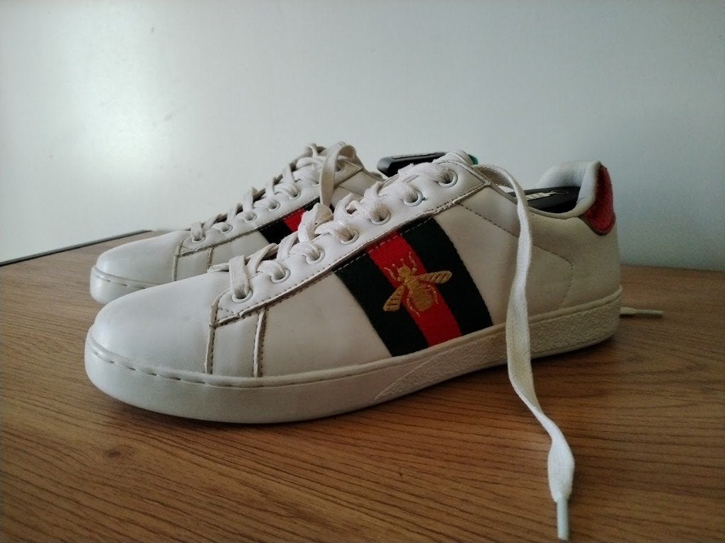 Gucci ACE BEE sneakers maat 42, Kleding | Heren, Schoenen, Overige kleuren, Gucci ace bee, Ophalen of Verzenden, Zo goed als nieuw
