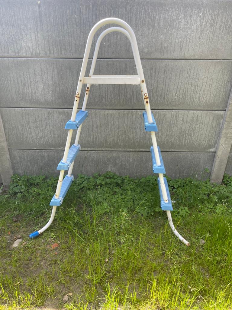 Zwembadladder, Ophalen, Gebruikt, Ladder