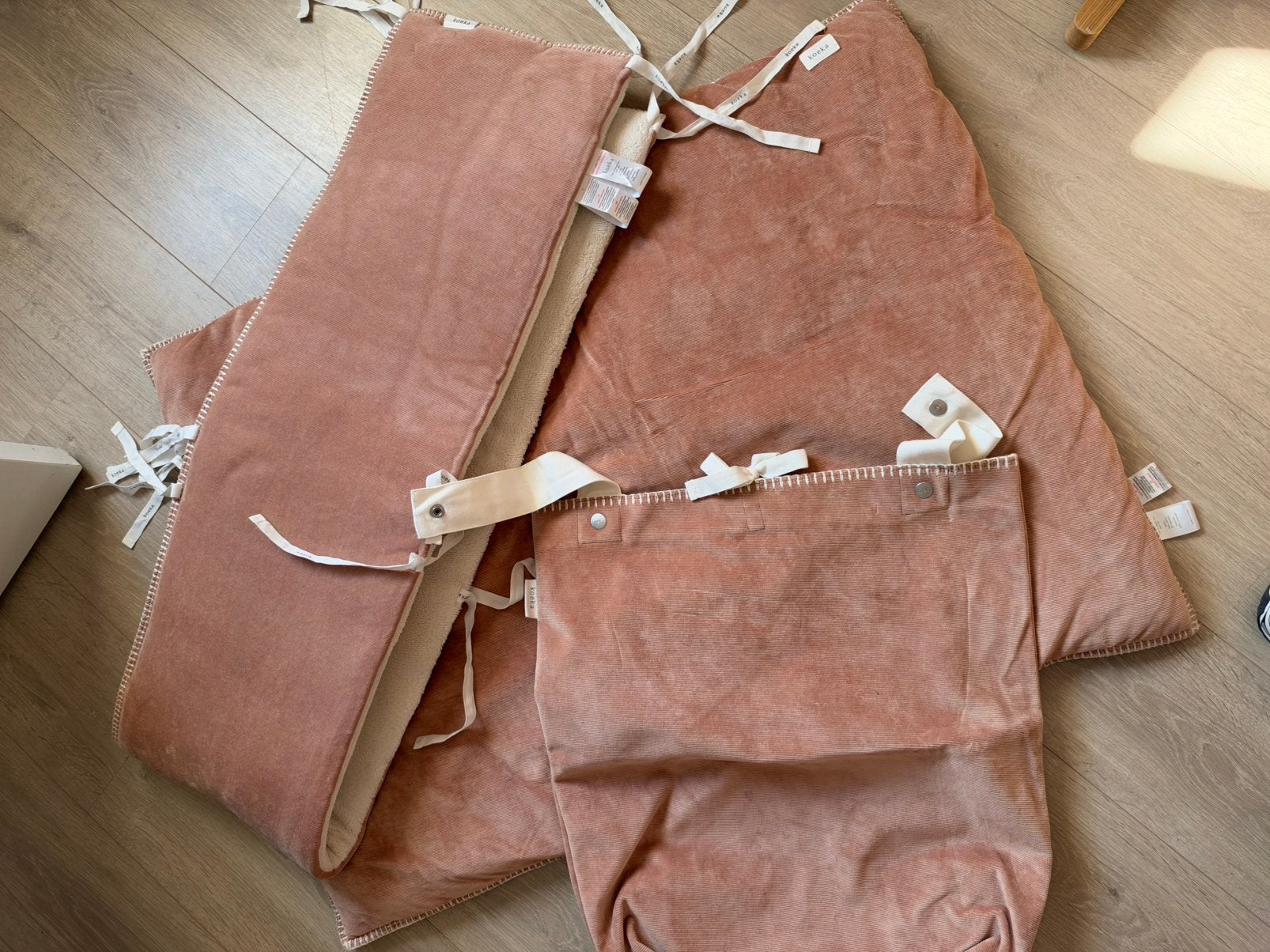 Park bekleding koeka 3delig, Kinderen en Baby's, Ophalen, Zo goed als nieuw