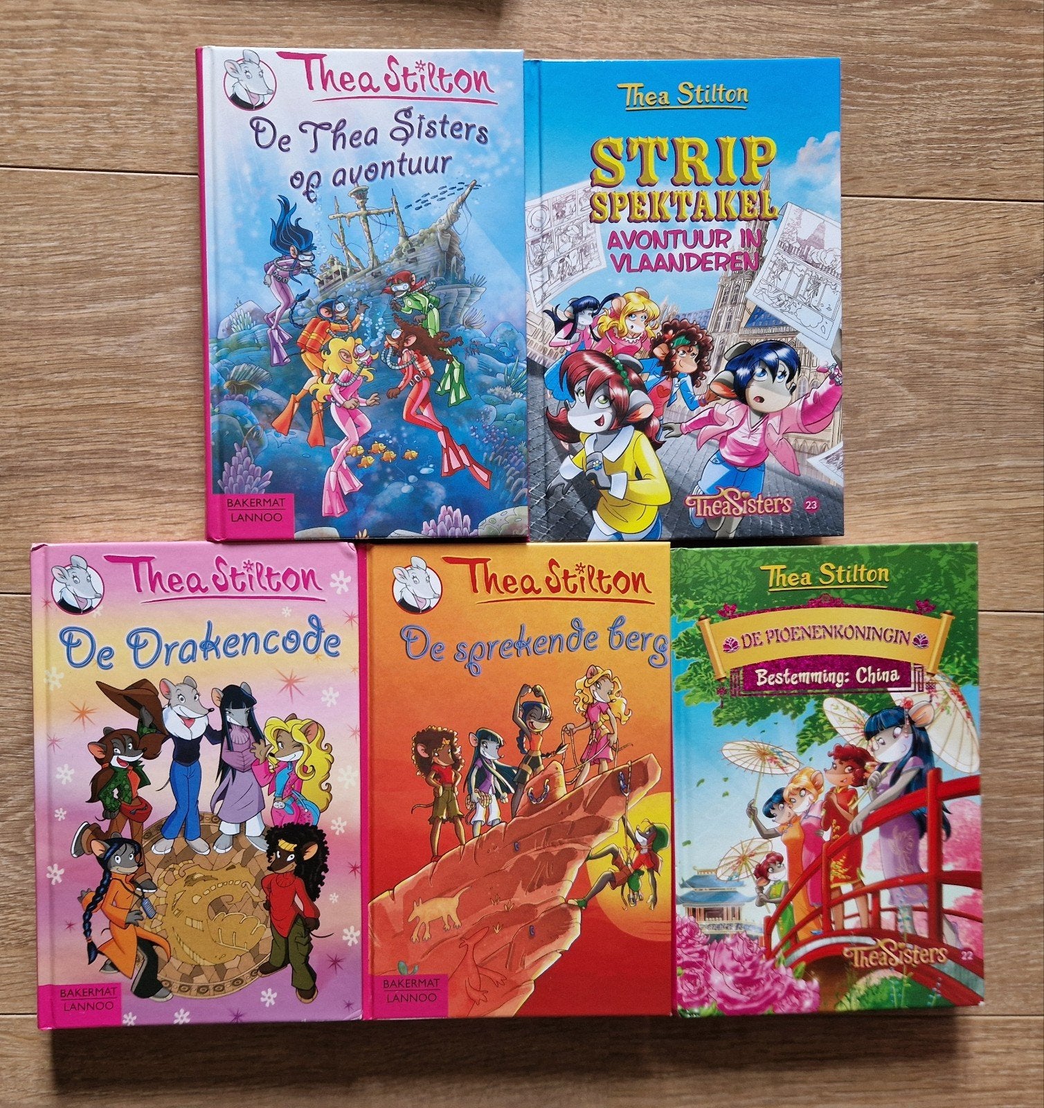 4 sets van telkens 4 of 5 kinderboeken - leeftijd 8-12 jaar, Boeken, Kinderboeken | Jeugd | onder 10 jaar, Ophalen