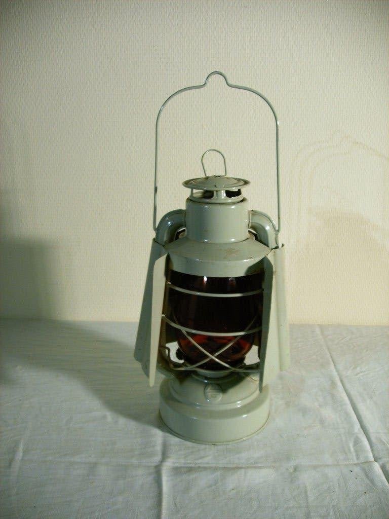 Oude Franse ALG seinlamp, Antiek en Kunst, Ophalen of Verzenden