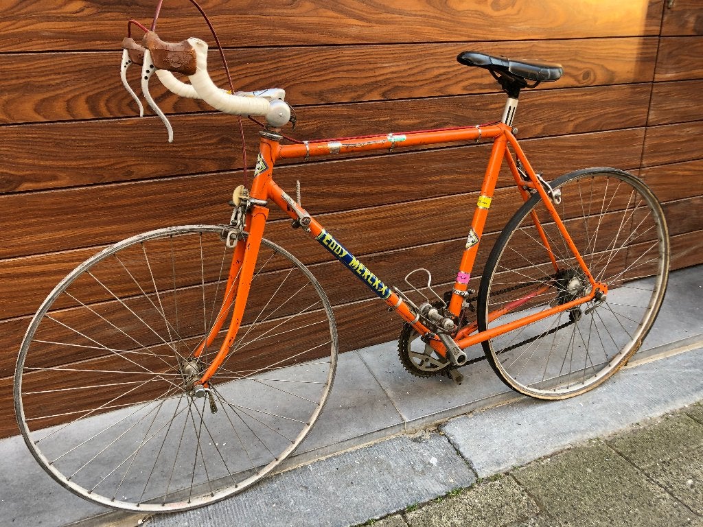 Vintage Eddy Merckx koersfiets jaren ‘70, Ophalen, Jaren '60 of nieuwer