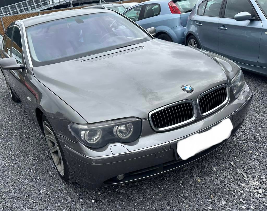 BMW 735 Li e65 lange versie, Auto's, BMW, 4 deurs, Zwart, 7 Reeks, Leder