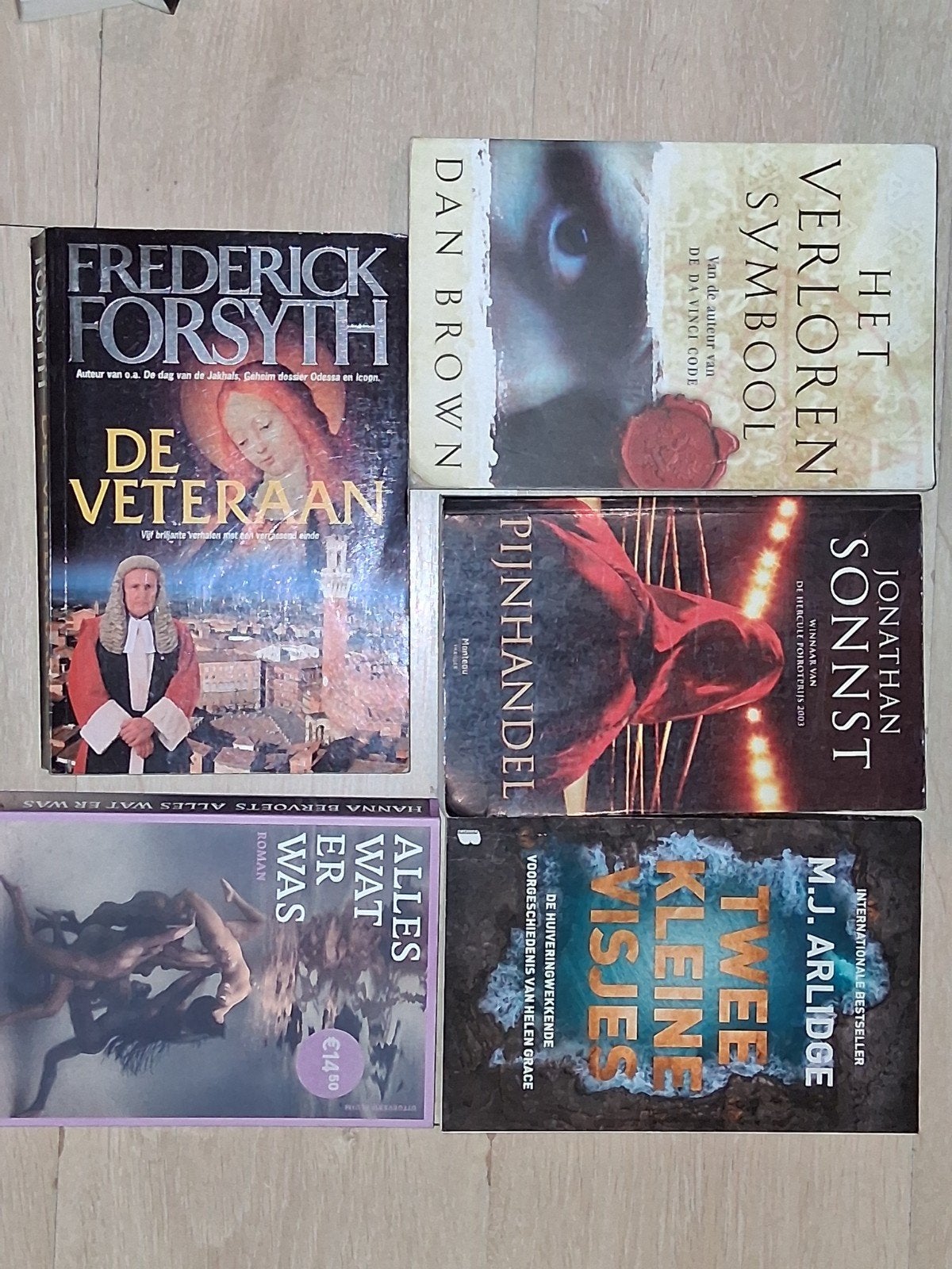 5 thrillers van de beste vlaamse / internationale schrijvers, Livres, Thrillers, Enlèvement ou Envoi
