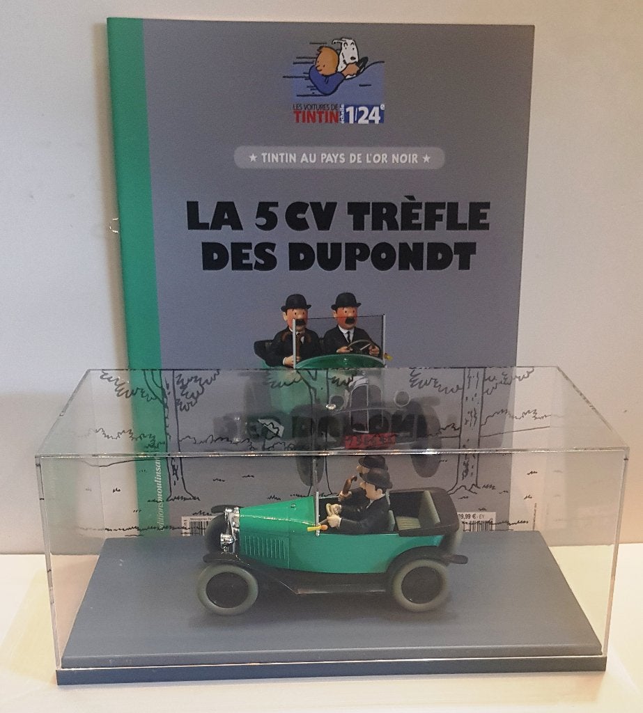 Les voitures de Tintin 1/24 - LA 5CV Trèfle des DUPONDT », Collections, Envoi, Tintin, Neuf, Statue ou Figurine