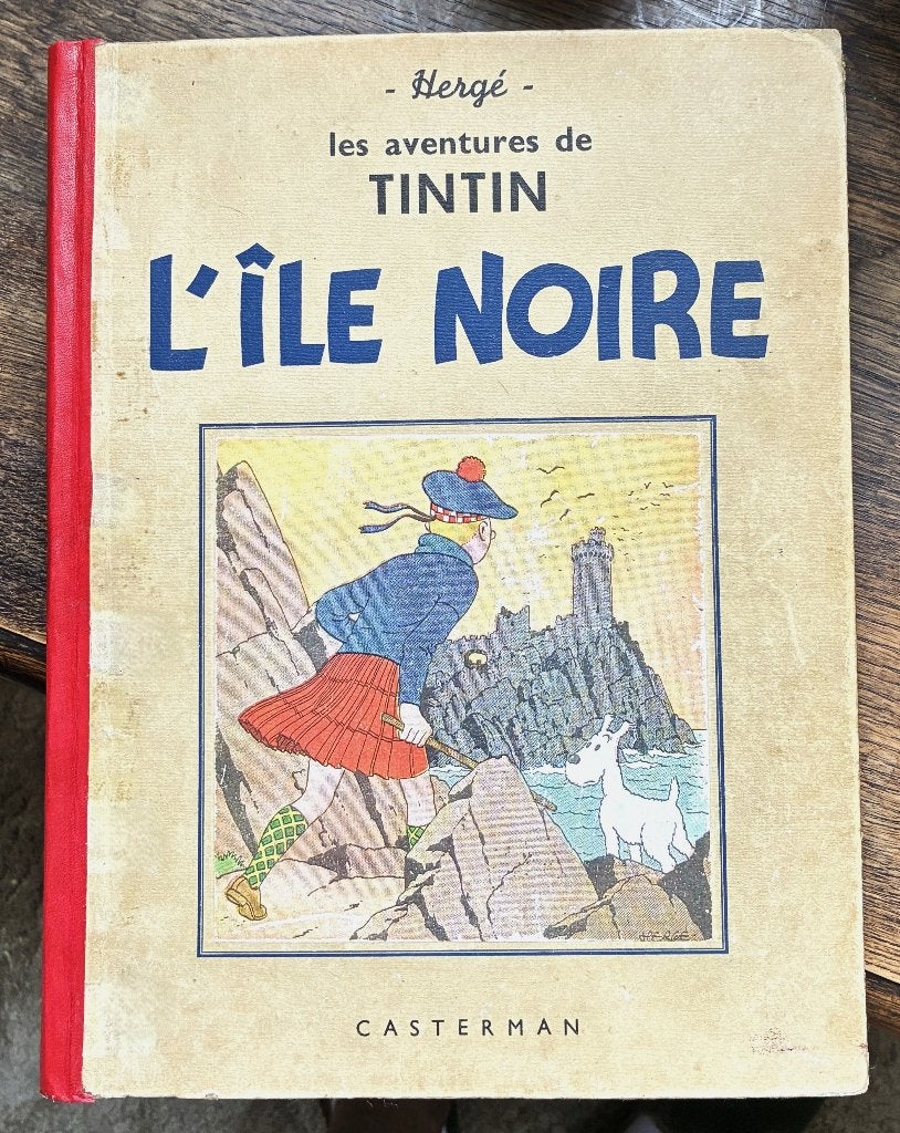 Kuifje - Het zwarte eiland A17BIS - 1942 - Zeldzame editie, Boeken, Stripverhalen, Gelezen, Verzenden, Eén stripboek, Hergé.