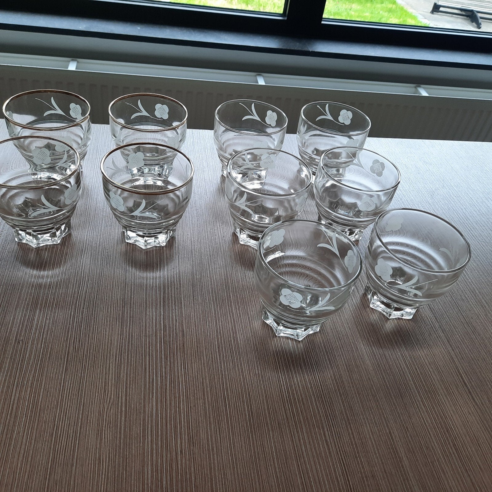 Drinkglas retro/vintage, jaren 70/Nieuw, Enlèvement, Neuf, Verre à soda