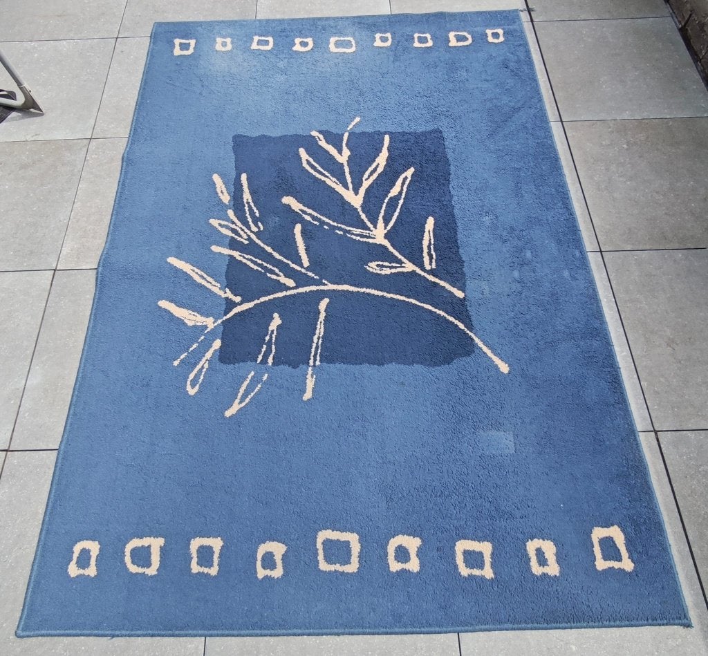 Blauwe tapijt, Maison & Meubles, Ameublement | Tapis & Moquettes, 200 cm ou plus, 150 à 200 cm, Enlèvement, Rectangulaire