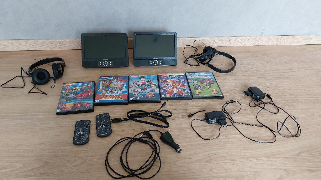 Tv schermpjes voor in de auto, Audio, Tv en Foto, DVD spelers, Gebruikt, Draagbaar, Ophalen, Overige merken