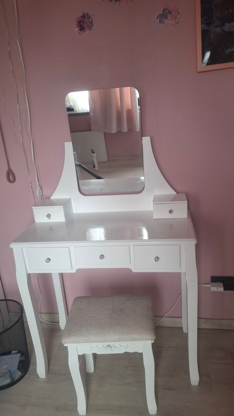 kap/make up tafel, Ophalen