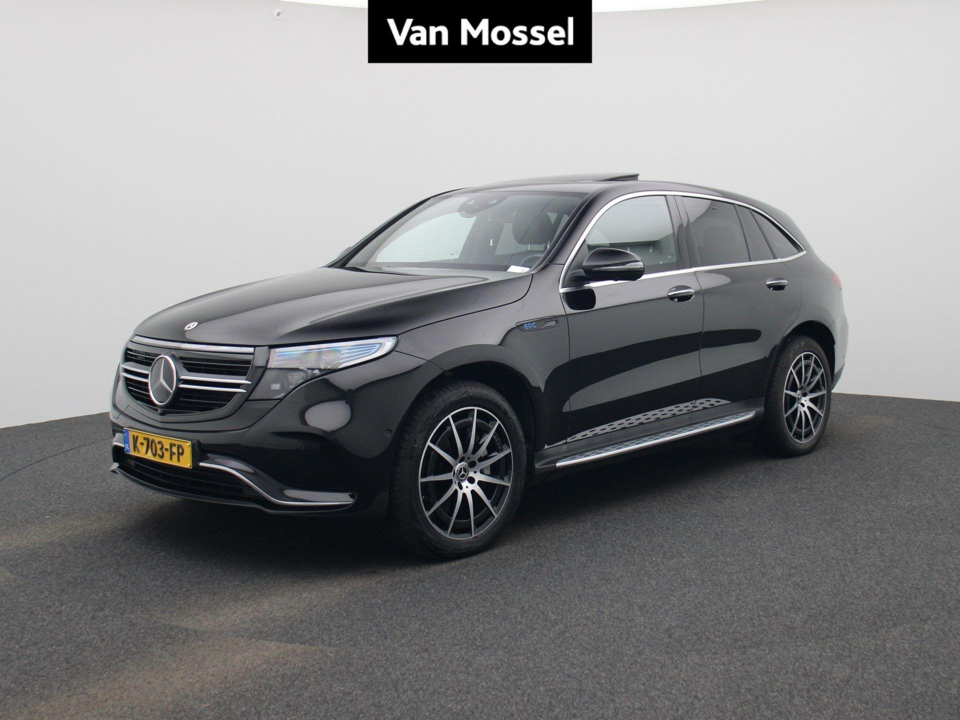 Mercedes-Benz EQC 400 4MATIC Business Solution AMG 80 kWh So, Auto's, Automaat, Zwart, 2395 kg, 80 kWh